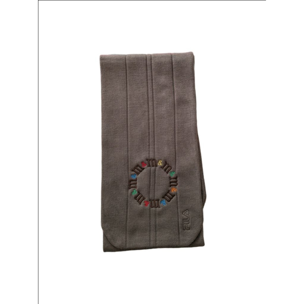 Unisex Fila Brown M&M's Embroidered Scarf One Size